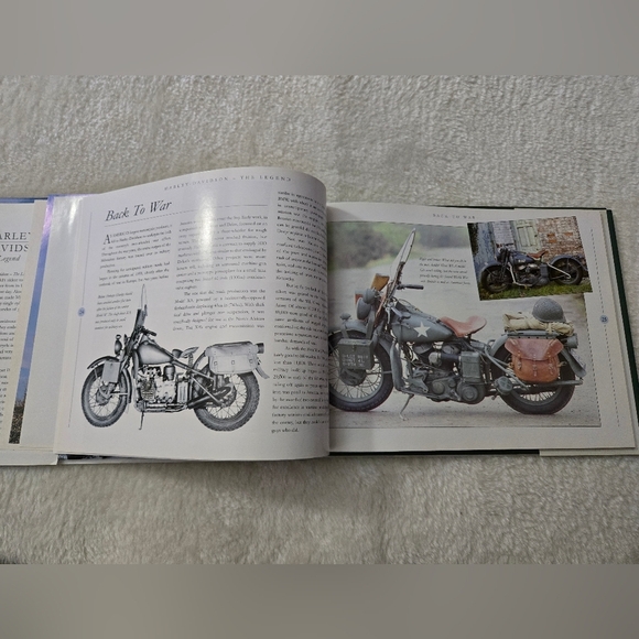 Harley-Davidson 1997 The Legend By Mac McDiarmid Coffee Table Book - Picture 7 of 11